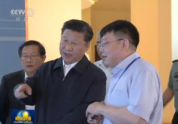 叶甜春总师向习主席先容集成电路装备与工艺专项在十二五时代取得的效果，，，，重点先容了和记的CMP装备